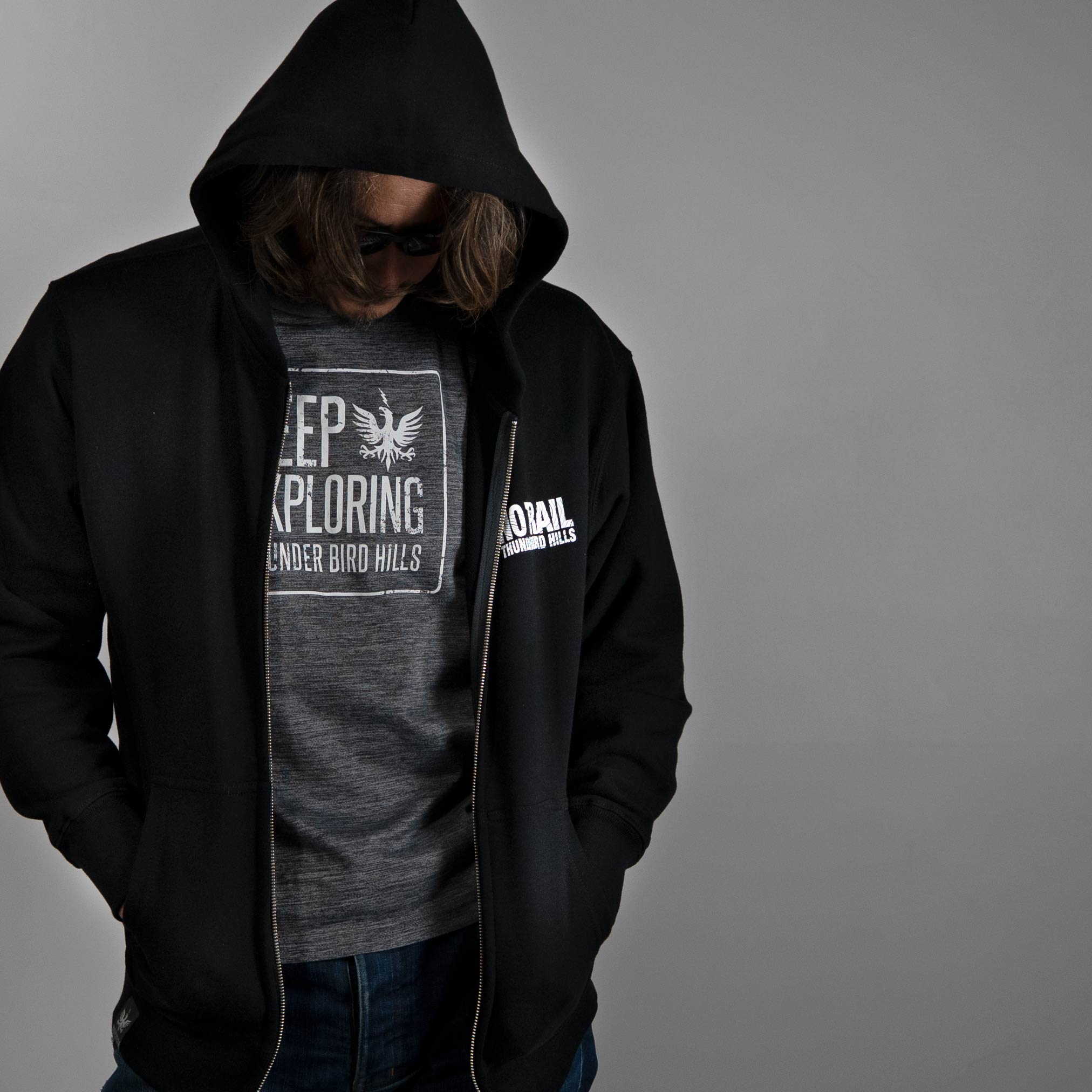 Full-zip hoodie TBH LOGO