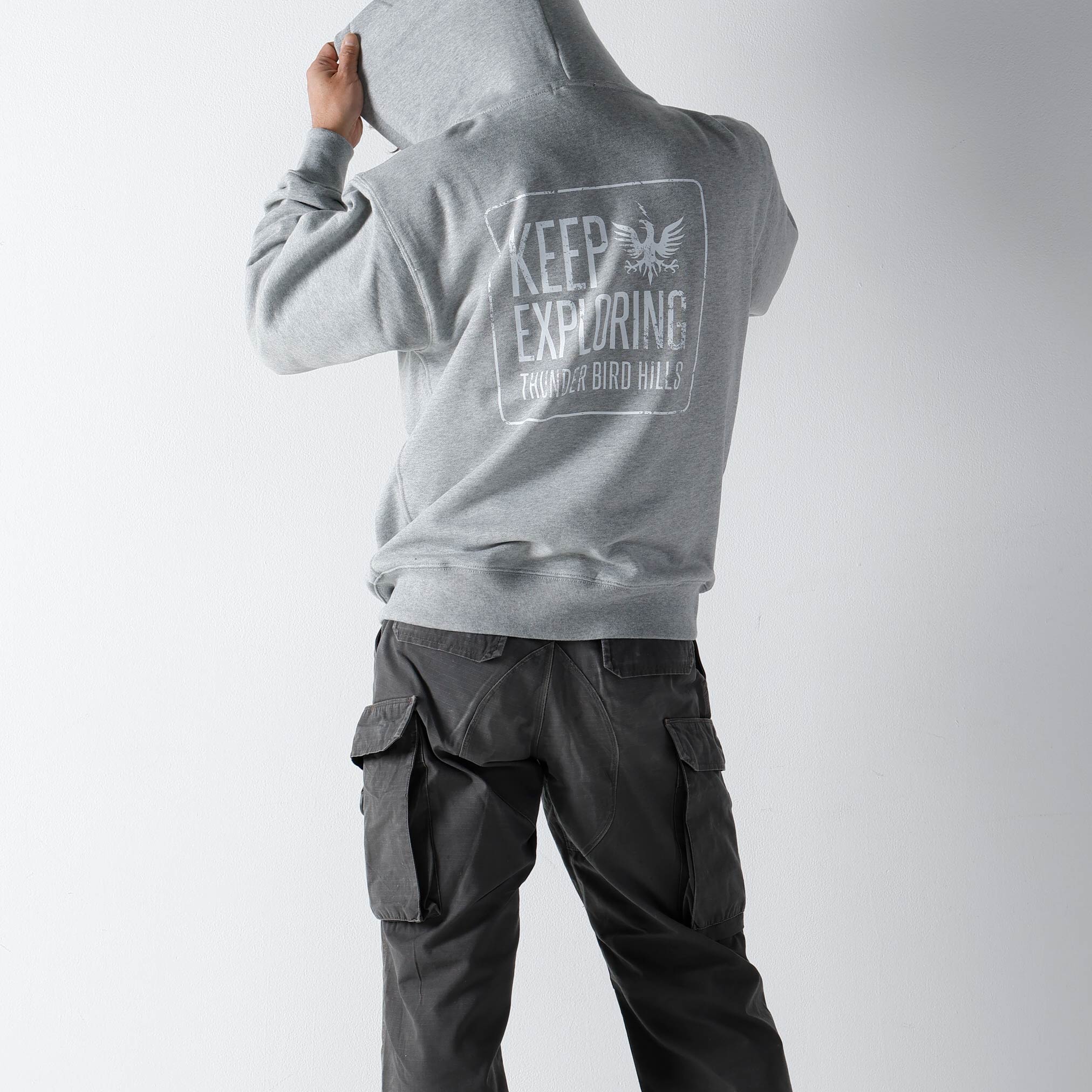 Full-zip hoodie TBH LOGO