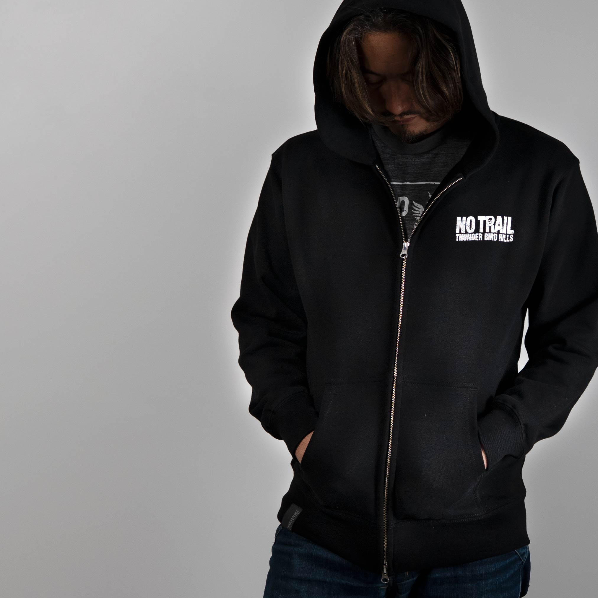 Full-zip hoodie TBH LOGO