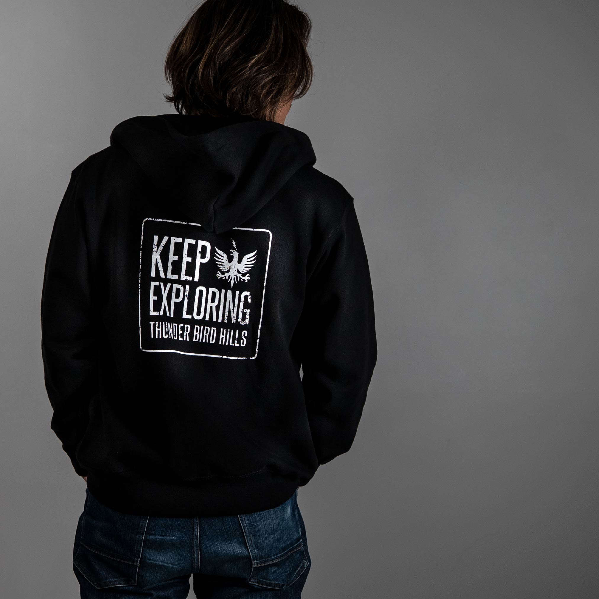 Full-zip hoodie TBH LOGO